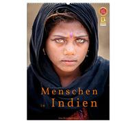 Menschen in Indien (Wandkalender 2026 DIN A2 hoch), CALVENDO Monatskalender: Farbenfrohe Portraits von Menschen in Indien