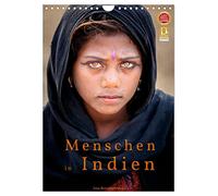 Menschen in Indien (Wandkalender 2026 DIN A4 hoch), CALVENDO Monatskalender: Farbenfrohe Portraits von Menschen in Indien