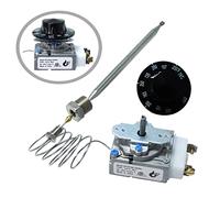 MENSI Robertshaw RX-1-36 Thermostat de rechange pour four à friture Compatible avec thermostat Pitco 60125401 Filetage MNPT 6,35 mm avec poignée à bouton