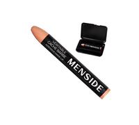 Menside, Véritable Cache Barbe, stick Make-Up Fond De Teint, Couleur Latino, Haut Pouvoir Couvrant, Avec Étui, Fabriqué En France