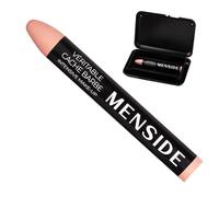 Menside - Véritable Cache Barbe - Stick Make-Up Fond de Teint Professionnel pour Homme - Haut Pouvoir Couvrant - Avec Étui de Rangement - Fabriqué en France