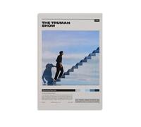 Mensise Poster de film classique The Truman Show - Impression sur toile - Décoration murale pour chambre à coucher - 20 x 30 cm