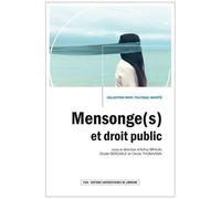 Mensonge(S) Et Droit Public