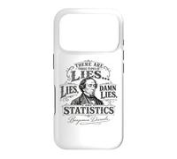 Mensonges, Damn Lies, and Statistics Funny Citation Disraeli Coque pour iPhone 17 Pro