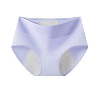 Menstruationshöschen für Damen, 4-lagig, auslaufsicher, Menstruationshöschen, Menstruations-Bi-Höschen, Schwarze Menstruationshöschen, leichte Blutung, für Mädchen und Herren Unterwäsche (Blue, XXL)