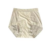 Menstruelle Chien pour Culotte Taille Haute Respirante à Entrejambe allongé pour Femme, Grande Taille, Qui Serre Le Ventre Ensemble WC Couvercle (Light Green, L)