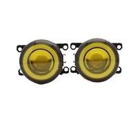 MENSUNUBNM Feu Antibrouillard Voiture Angel Eye DRL Feu Circulation Diurne H11 12V Pour Civic Pour CR-V Pour Accord Pour CR-Z Pour Crosstour Pour City Pour Acura (Jaune)