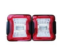 MENSUNUBNM Feux Arrière De Lumière De Voiture Pour Jeep Pour Wrangler JL 2018 2019 Feu Arrière Arrière 12V Feu De Circulation Diurne Feu Stop (EU Version)