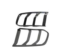 MENSUNUBNM Garniture De Couvercle De Feu Arrière Pour Ford Pour Mustang 2015 2016 2017 Autocollant De Feu Arrière En Fiber De Carbone Véritable Sec