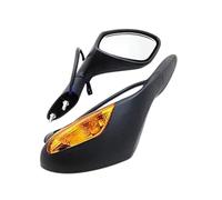 MENSUNUBNM Moto 2Pcs Moto Rétroviseur Clignotant Rétroviseur Latéral Réflecteur pour Aprilia RSV 1000 2004-2008
