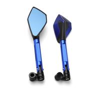 MENSUNUBNM Moto Rétroviseurs Latéraux en Aluminium Moto pour XL1000/V/pour Varadero XL 1000 1999 2000 2001 2002 2003 2004-2013(Blue)