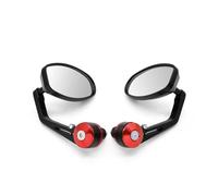 MENSUNUBNM Moto Rétroviseurs Latéraux Moto en Aluminium Guidon Moto pour Z900 Z650 Z800 pour Ninja 250 300R 300 Z250 Z300 250R(Red)