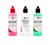 mensura PH Eich Solution + KCL par 100 ml (4,50 & # x20ac ;/100ml) PH4 + PH7 + KCL Solution d'étalonnage