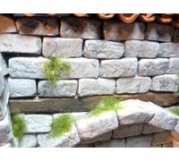 menta-modellbau Lot de 250 ruines rectangulaires pour la construction de crèches, les chemins de jardin LGB, etc.