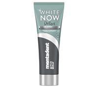 Mentadent White Now Detox Detox Dentifrice au charbon actif blanchissant avec argile minérale, charbon actif et technologie White Correct Technology, dents 3 fois plus blanches, 75 ml