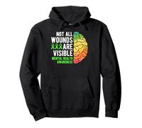 Mental Health Awareness - Not All Wounds are Visible Sweat à Capuche