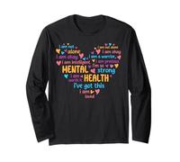 Mental Health Heart Positive Words Affirmations Awareness Manche Longue