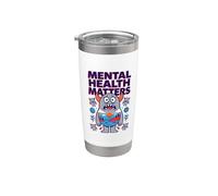 Mental Health Matters Advocate Mettre fin à la stigmatisation de la sensibilisation Gobelet isotherme en acier inoxydable double paroi