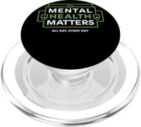 Mental Health Matters MENTAL HEALTH MATTERS EVERY DAY PopSockets PopGrip pour MagSafe