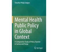 Mental Health Public Policy In Global Context