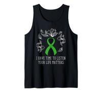 Mental Health Support I Have Time to Listen Ruban Floral Débardeur