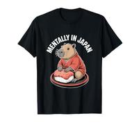 Mentalement au Japon : Capybara Sushi Lover Japan T-Shirt