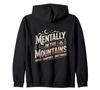 Mentalement dans Les Montagnes, café, Feux de Camp, Nuits tranquilles Sweat à Capuche