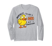 Mentalement, Je ne suis qu'un Canard dans Un Orage C'est drôle Manche Longue