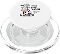 Mentalement, Je ne suis qu'un Carton de Lait Qui a Mal tourné PopSockets PopGrip pour MagSafe