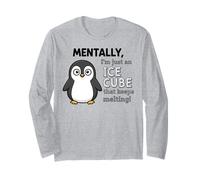 Mentalement, Je ne suis qu'un glaçon Qui Continue de Fondre Manche Longue