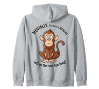 Mentalement, Je ne suis qu'une Banane restée trop Longtemps au Soleil Sweat à Capuche