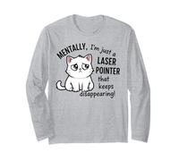 Mentalement, Je suis Juste Un pointeur Laser Qui Continue de disparaître Manche Longue