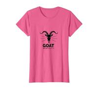 Mentalité de chèvre : Ambition audacieuse pour Les acteurs déterminés T-Shirt, Femme, Rose Chiné, L