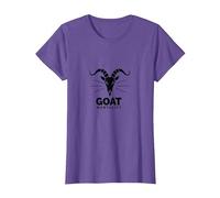 Mentalité de chèvre : Ambition audacieuse pour Les acteurs déterminés T-Shirt, Femme, Violet Chiné, XL