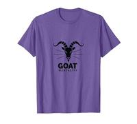 Mentalité de chèvre : Ambition audacieuse pour Les acteurs déterminés T-Shirt, Homme, Violet Chiné, 3XL
