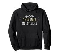 Mentally on A Beach in Costa Rica Souvenir Mignon du Costa Rica Sweat à Capuche