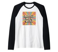 Mentally Out Of Office Funny Overstimulated Stressed Tees Manche Raglan