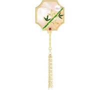 MENTAM Bracelet délicat, bijoux à la mode, Broche à pampilles en perles d'eau douce de style chinois for femmes, accessoires de luxe