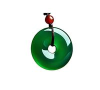 MENTAM Collier de Feng Shui chinois, pendentif traditionn Pendentif exquis en jade vert œil de chat for femmes et hommes