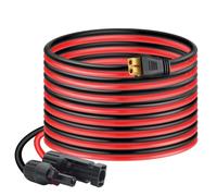 MENTBERY Connecteur XT60, câble de charge solaire vers XT60 de 9,1 m, câble solaire vers XT60 10 AWG