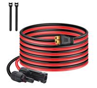 MENTBERY Connecteur XT60, câble d'extension MC4 vers XT60 de 3 m, câble de charge XT60, câble solaire vers XT60 10 AWG pour station d'alimentation portable à panneau solaire