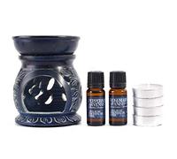 Menthe poivrée et Romarin Brûleur D'huile Aromatique Coffret Cadeau