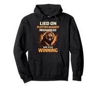 Menti sur Plotted Against Mishandled and Still Winning Mindset Sweat à Capuche