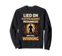 Menti sur Plotted Against Mishandled and Still Winning Mindset Sweatshirt