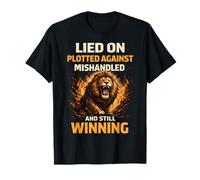 Menti sur Plotted Against Mishandled and Still Winning Mindset T-Shirt
