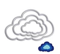 Mentin Nuage Scrapbooking Dies De Découpe Stencil Coupe En Acier Au Carbone Meurt Des Pochoirs Pour La Carte De Papier D'Album De Scrapbook DIY