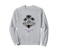 Menton Côte d'Azur Côte d'Azur Palmiers Méditerranéens Sweatshirt