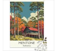 Mentone Alabama Puzzle 1000 pièces | puzzle en écoutant de la musique un passe temps relaxant avec vos titres préférés en fond pour une soirée calme50x75cm
