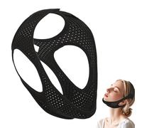 Mentonnière anti-ronflement, mentonnière pour apnée du sommeil, mentonnière anti-ronflement, masque anti-ronflement élastique, anti-ronflement, anti-ronflement, anti-ronflement, noir pour homme et