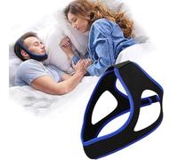 Mentonnière anti-ronflement, mentonnière pour utilisateurs de CPAP, dispositifs anti-ronflement, réglable, efficace pour arrêter le ronflement, aide à réduire les ronflements pour homme et femme